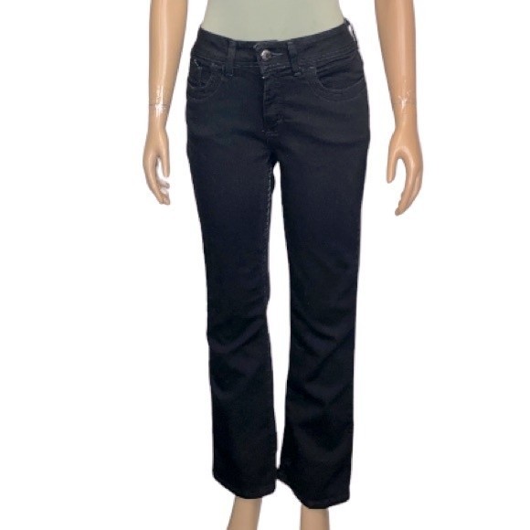 Rider by Lee Jean’s Black Straight-Leg stretchy size 10P - Picture 11 of 11